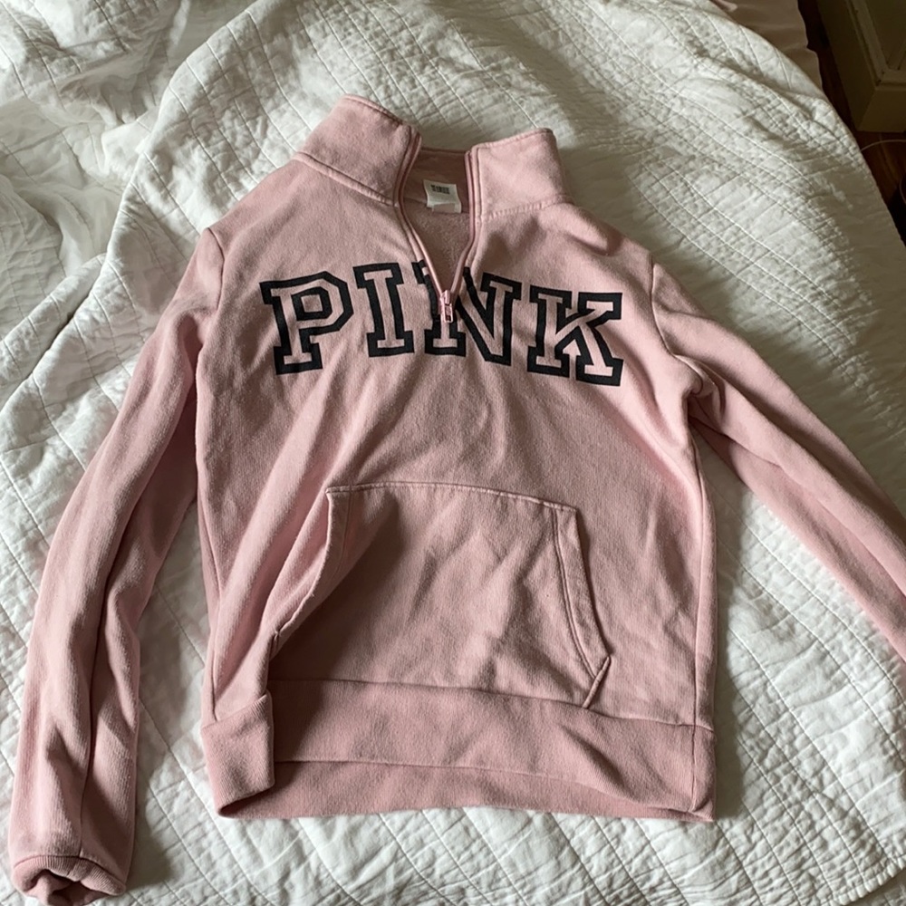 Pink zip up